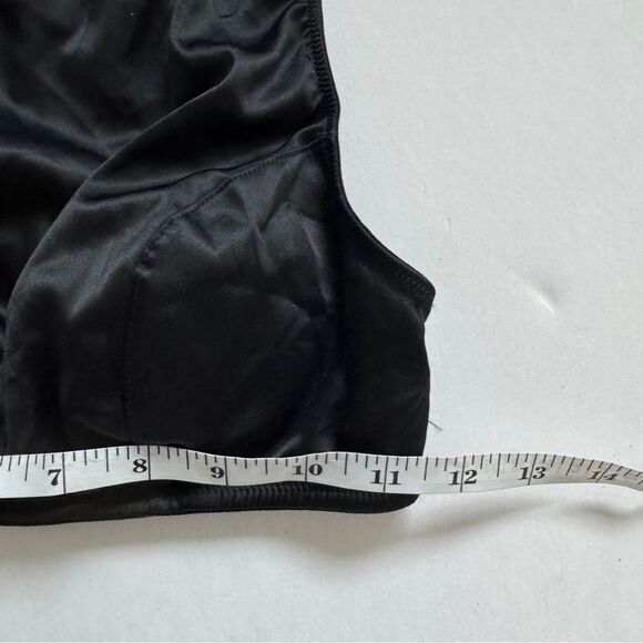 Victoria’s Secret Black Satin Intimate Top Size Small NWT - Picture 5 of 8